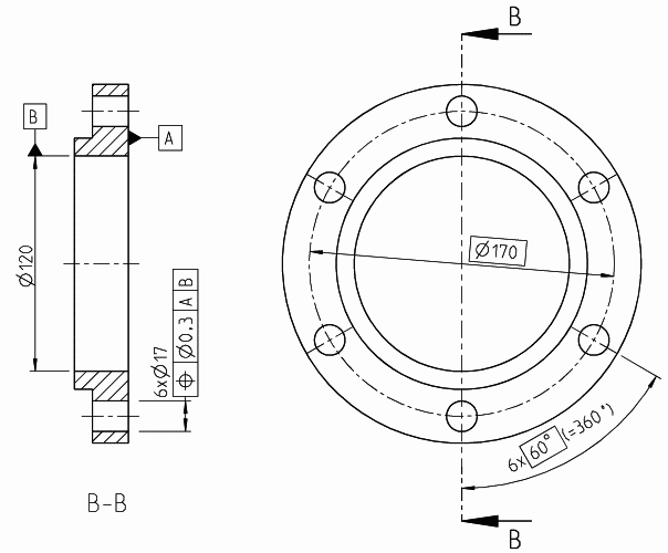 Bohrmuster in Creo und ProEngineer Zeichnung